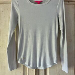 Lilly Pulitzer White Long Sleeve Top